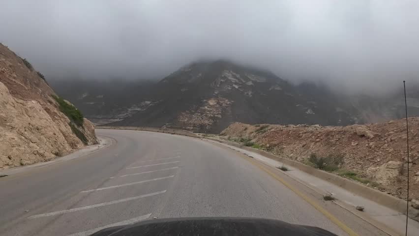Discovering Salalah and Dhofar region on a foggy day during the Khareef season , Sultanate of Oman 