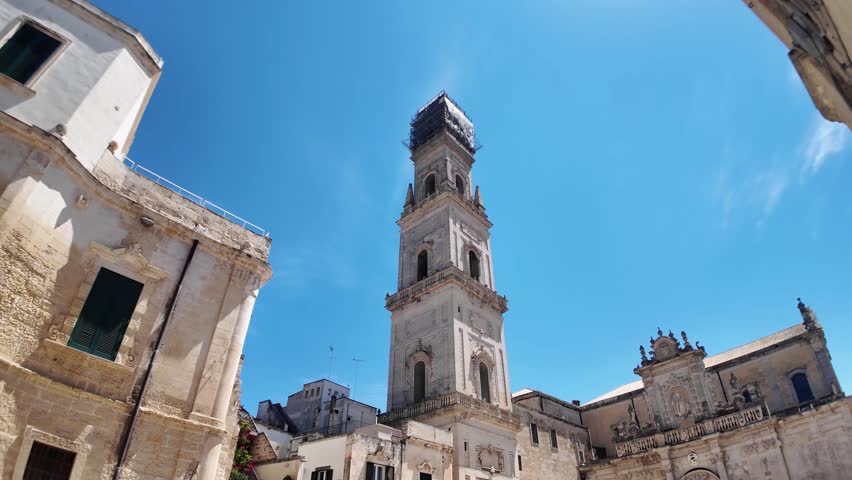 Amazing view of The Old town of Lecce, Apulia Region, Italy