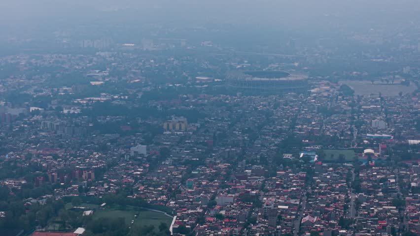 Drone filming in vicinity of Mexico City