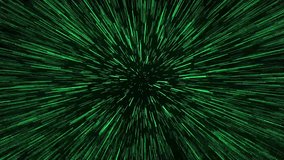 Abstract green light speed motion background stock footage, hyperspace jump, warp speed, data stream, futuristic, sci-fi, technology, digital, tunnel effect, time travel - Powered by Shutterstock - Get 15% off with code: PIKWIZARD15