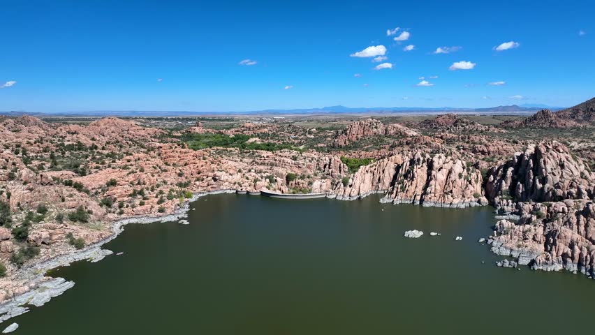 Aerial view of Watson Lake