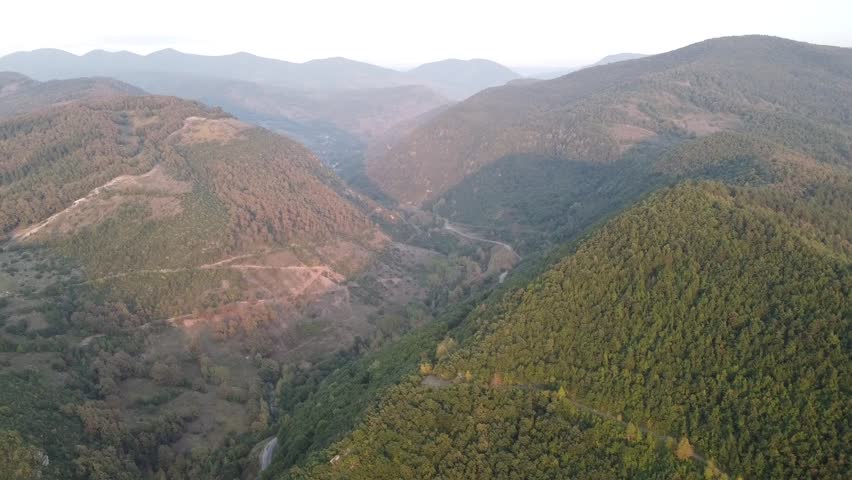 aerial view of a perfect valley