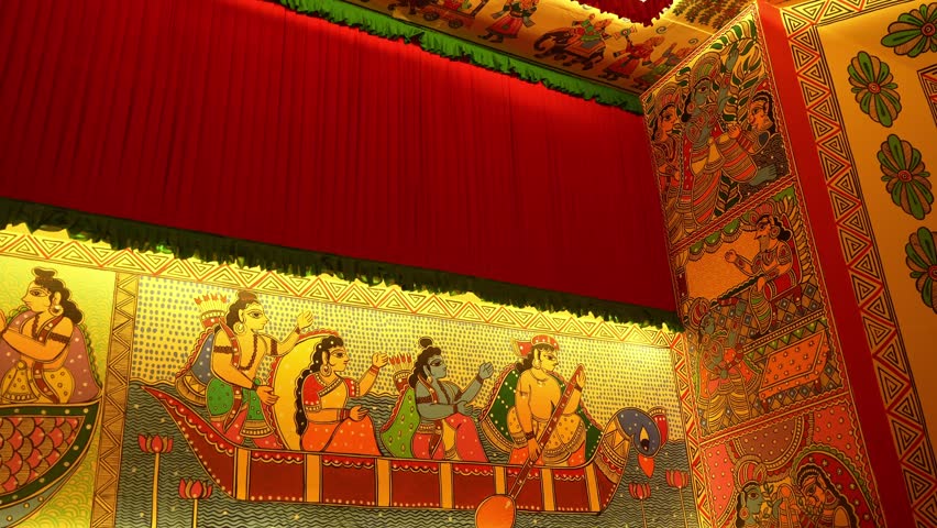 Kolkata , West Bengal , India - 09 24 2025: Durga puja at west bengal india