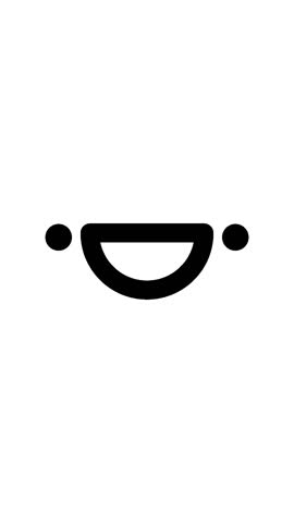 simple cute happy face icon simple looping animation
