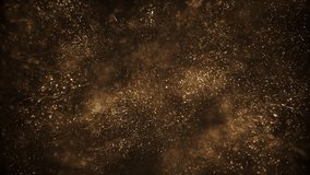 Luxurious golden rippling liquid motion background. Elegant liquid gold effect animation. Shiny luxury fluid background animation with glittering particles and light reflections. - Powered by Shutterstock - Get 15% off with code: PIKWIZARD15