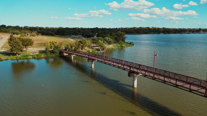 White Rock Lake Bridge Flyover in Dallas, TX