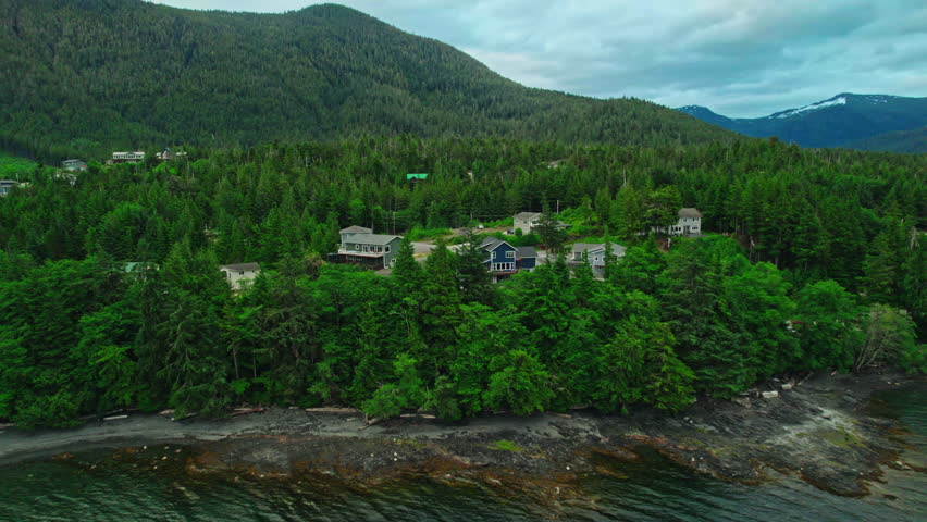 Explore stunning treehouses nestled in the lush wilderness of Ketchikan Alaska