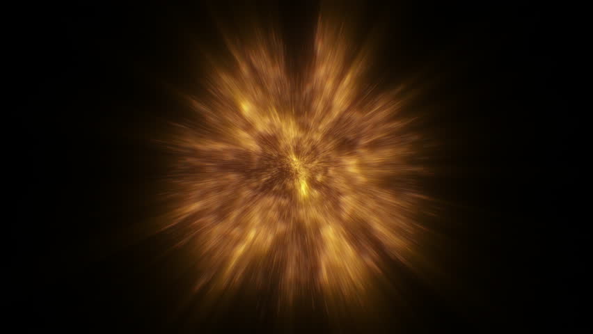 4K Golden Glitter Particle Explosion Abstract Light Burst Background Animation Video. Gold particles isolated on black. Trend effect for motion design, overlays, intros, or festive visuals. Diwali