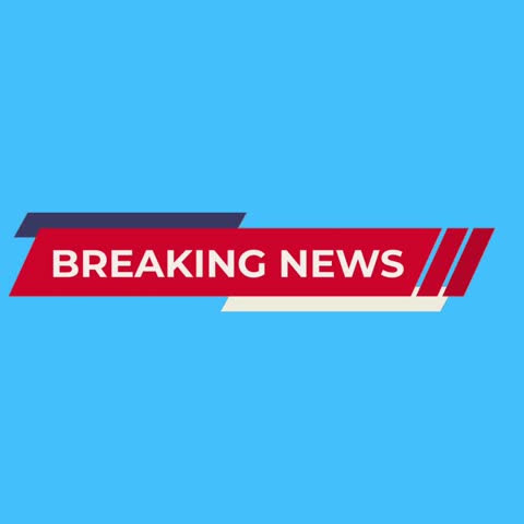 Breaking News 4k Animation with Blue Screen for News, headlines, reporting, tv.
