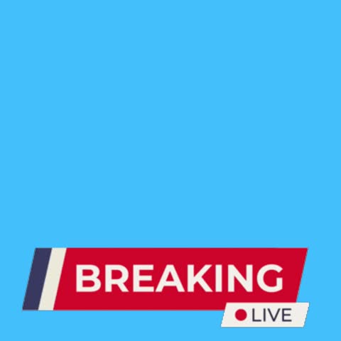 Breaking News 4k Animation with Blue Screen for News, headlines, reporting, tv.
