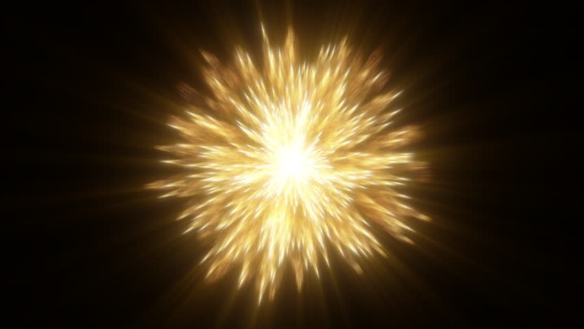 4K Golden Glitter Particle Explosion Abstract Light Burst Background Animation Video. Gold particles isolated on black. Trend effect for motion design, overlays, intros, or festive visuals. Diwali