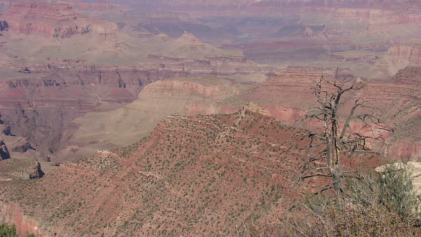 Pan across the Grand Canyon