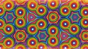 This video features a mesmerizing kaleidoscope pattern with swirling rainbow spirals and geometric shapes. It's a vibrant and colorful abstract design perfect for adding a psychedelic or artistic - Powered by Shutterstock - Get 15% off with code: PIKWIZARD15