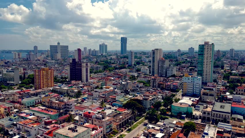 New hotels in Havana, Cuba Drone 4K