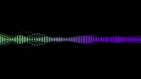 Motion graphics of neon colored waveform - Powered by Shutterstock - Get 15% off with code: PIKWIZARD15