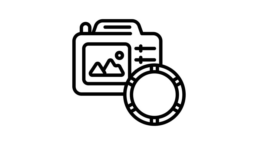 Animated Camera Lens Aperture View