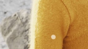 Animation of network of connections and social media icons over man proposing. Global connections, computing and data processing concept digitally generated video. - Powered by Shutterstock - Get 15% off with code: PIKWIZARD15