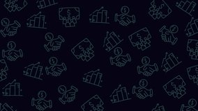 seamless money pattern, Financial concept with money handshakes and graph icons for presentations, reports, articles, websites, and financial business marketing materials.

 - Powered by Shutterstock - Get 15% off with code: PIKWIZARD15