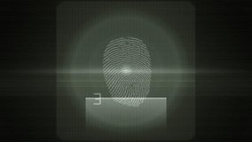Fingerprint Portrait Scan Biometric Security Identity Verification. A close up fingerprint to use in security, identity, and technology contexts. Ideal for articles, presentations, and branding around - Powered by Shutterstock - Get 15% off with code: PIKWIZARD15