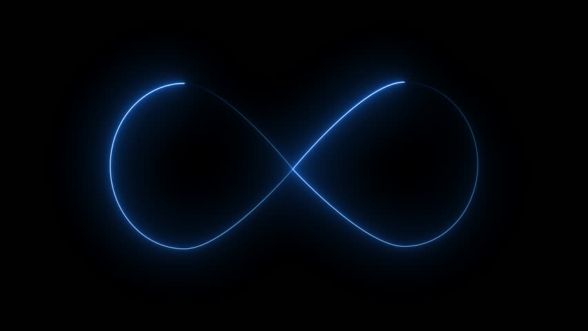 Infinity Sign Neon Glow Animation | Mathematical Symbol in Motion | Looping Light Effect Video - Powered by Shutterstock - Get 15% off with code: PIKWIZARD15
