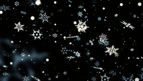 Winter and Holidays Background, Abstract beautiful winter background, snowflakes falling, 2025 holidays snow background, snow particles, white snow - Powered by Shutterstock - Get 15% off with code: PIKWIZARD15
