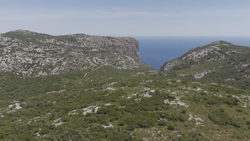 Beautiful coast in Italy during a day