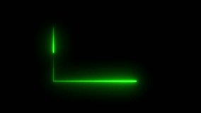 Abstract neon line business graph animation with green and magenta color. - Powered by Shutterstock - Get 15% off with code: PIKWIZARD15