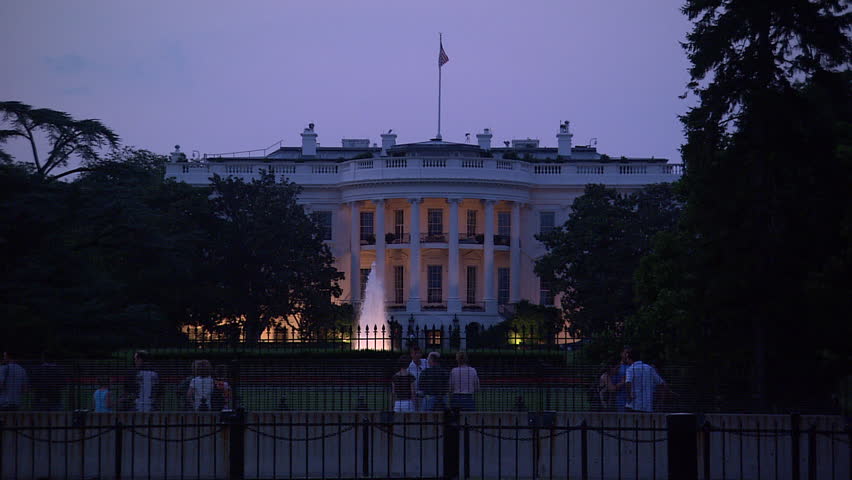 Still shot of white house