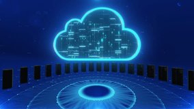 Data center room data upload to cloud server - Powered by Shutterstock - Get 15% off with code: PIKWIZARD15