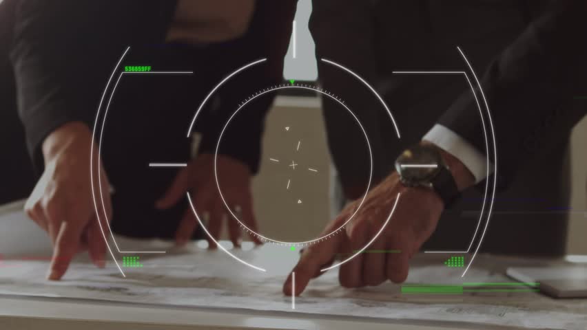 Animation of data processing over diverse business people in office. Global business and digital interface concept digitally generated video. - Powered by Shutterstock - Get 15% off with code: PIKWIZARD15