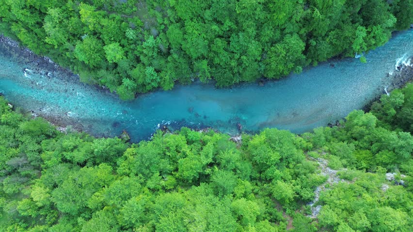 The Tara River Canyon, Durmitor National Park, Aerial