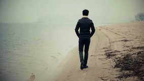 Serene Riverside Scene, Walking On Beach, Calm Water. Relaxing By River, Nature And City Walk. Mindful Moment, Freedom And Solitude. Urban Exploration. Peaceful City Escape. Relaxed Urban Lifestyle - Powered by Shutterstock - Get 15% off with code: PIKWIZARD15