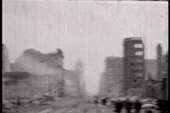 1900s - Footage from 1906 of the damage from the San Francisco earthquake.