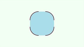 Animation video of futuristic biometric UI animation eye scanner icon video suitable for application security systems - Powered by Shutterstock - Get 15% off with code: PIKWIZARD15