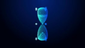 Shattering Hourglass with Particle Dispersion Effect - Powered by Shutterstock - Get 15% off with code: PIKWIZARD15