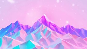 Cotton Candy Mountainscape: Low-Poly Pastel Alpine Scene - Powered by Shutterstock - Get 15% off with code: PIKWIZARD15
