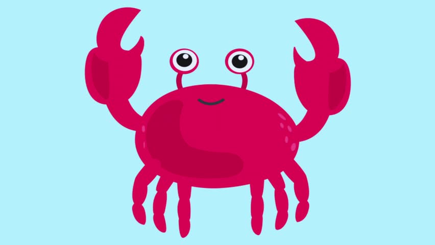 Detailed illustration of a crab crawling along a sandy beach near ocean waves, showcasing vibrant marine life and tropical coastal ecosystems. Perfect for educational content, wildlife visuals, oceanography, seaside illustrations, and nature-themed designs.