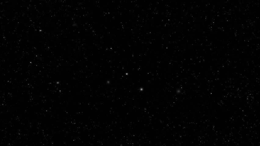 Ultra Realistic Black Night Sky Motion Background with Sparkling Stars