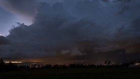 Massive lightning storm over Ecuadorian city at night - Powered by Shutterstock - Get 15% off with code: PIKWIZARD15