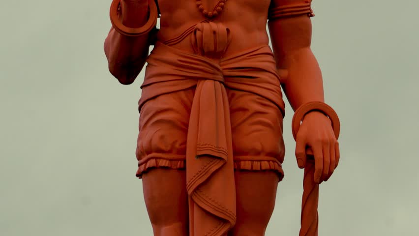 Majestic Hanuman Temple in Chhatarpur Delhi with Spiritual Architecture