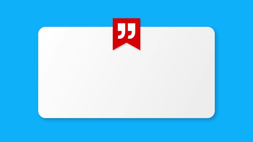 Quote Box or message box Animation, Bold Speech Bubble or message pop up Overlay, Lower Thirds, Titles, and Inspirational Message Overlays