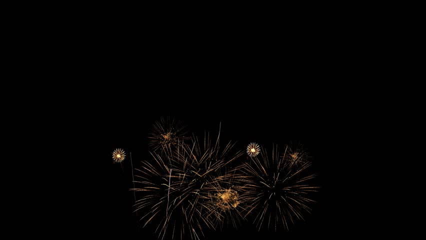 Fireworks background. abstract golden shining fireworks lights night sky. glowing fireworks show. 2026 New year's eve fireworks celebration Party Happy Birthday, Wedding, Confetti. 3D Illustration