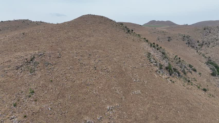 Aerial view of mountains in Malolotja National Park, eSwatini