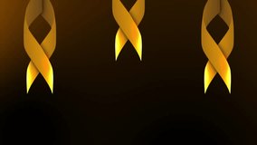 3D twirling ribbon animation with a dark dynamic background and hypnotic abstract design smooth motion graphics flowing movement visual effects vibrant patterns art colours brown yellow golden - Powered by Shutterstock - Get 15% off with code: PIKWIZARD15