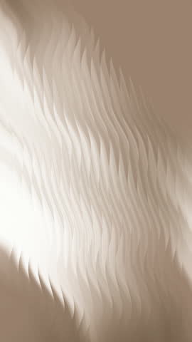 Abstract beige pattern featuring rhythmic wavy geometric shapes ideal for backgrounds, textiles, packaging, and stationery designs for a sophisticated aesthetic.