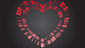 Draws a heart shape Motion Design - Powered by Shutterstock - Get 15% off with code: PIKWIZARD15