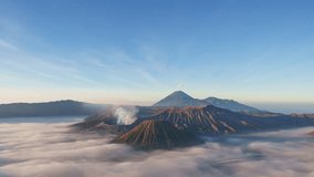 Timelapse stars to sunrise Bromo volcano with sea of mist, East Java, Indonesia 
 - Powered by Shutterstock - Get 15% off with code: PIKWIZARD15