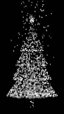 Falling Snowflake Christmas Tree
A mesmerizing animation of delicate snowflakes gracefully falling to create the shape of a glowing Christmas tree.