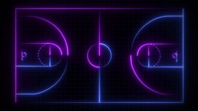 	
glowing neon Basketball court icon animation on black background. Animation of neon sports stadium. Neon green basketball court animation. Sport concept, area of basketball game parquet . - Powered by Shutterstock - Get 15% off with code: PIKWIZARD15
