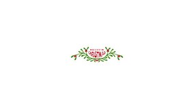 Merry Christmas Text Animation with Holly Wreath
 - Powered by Shutterstock - Get 15% off with code: PIKWIZARD15
